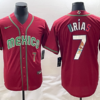 Mexico Julio Urias Red Green 2023 World Baseball Classic Jersey