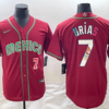 Mexico Julio Urias Red Royal Green Replica 2023 World Baseball Classic Jersey