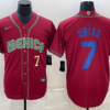 Mexico Julio Urias Red Royal Green Replica 2023 World Baseball Classic Jersey
