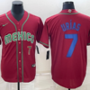 Mexico Julio Urias Red Red Flag Edition 2023 World Baseball Classic Jersey