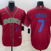 Mexico Julio Urias Red White Flag Edition 2023 World Baseball Classic Jersey