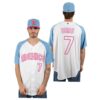 Mexico Julio Urias Red White 2023 World Baseball Classic Jersey with Flag