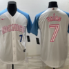 Mexico Julio Urias Red White 2023 World Baseball Classic Jersey with Flag
