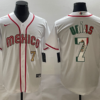 Mexico Julio Urias White Flag Edition 2023 World Baseball Classic Jersey