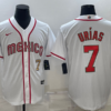 Mexico Julio Urias White Red 2023 World Baseball Classic Jersey