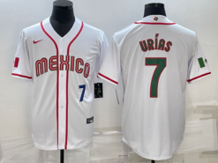 Mexico Julio Urias White Royal 2023 World Baseball Classic Jersey