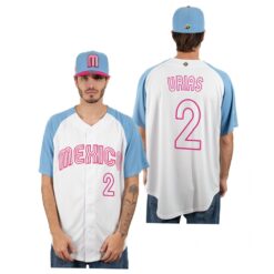 Mexico Luis Urias White Blue 2023 World Baseball Classic Jersey
