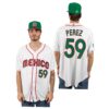 Mexico Oliver Perez Red Replica 2023 World Baseball Classic Jersey