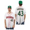 Mexico Patrick Sandoval Red White 2023 World Baseball Classic Jersey