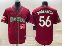 Mexico Randy Arozarena Red Red 2023 World Baseball Classic Jersey