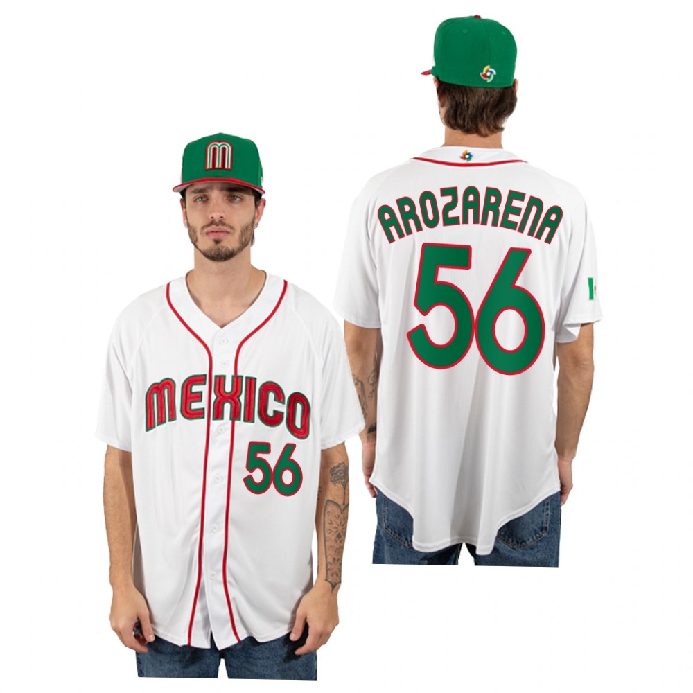 Mexico Randy Arozarena White 2023 World Baseball Classic Jersey Mexico Randy Arozarena White 2023 World Baseball Classic Jersey