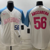 Mexico Randy Arozarena White Blue Red Pink 2023 World Baseball Classic Jersey