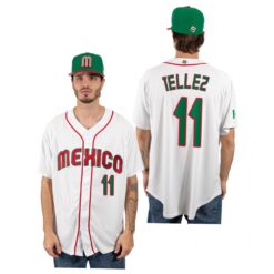 Mexico Rowdy Tellez White 2023 World Baseball Classic Jersey