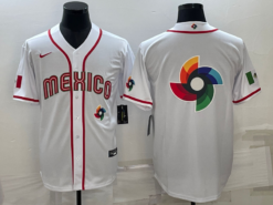 Mexico White 2023 World Baseball Classic Jersey with Big Logo