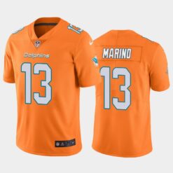 Miami Dolphins Dan Marino Orange Color Rush Limited Jersey