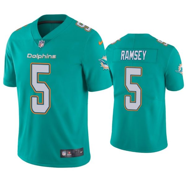 Miami Dolphins Jalen Ramsey Aqua Limited Jersey Miami Dolphins Jalen Ramsey Aqua Limited Jersey
