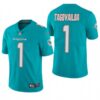 Miami Dolphins Tua Tagovailoa Aqua Alternate Limited Jersey