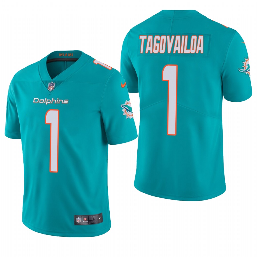 Miami Dolphins Tua Tagovailoa Aqua Limited Jersey Miami Dolphins Tua Tagovailoa Aqua Limited Jersey