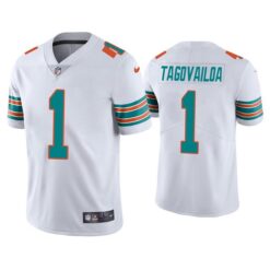 Miami Dolphins Tua Tagovailoa White Alternate Limited Jersey