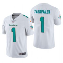 Miami Dolphins Tua Tagovailoa White Limited Jersey