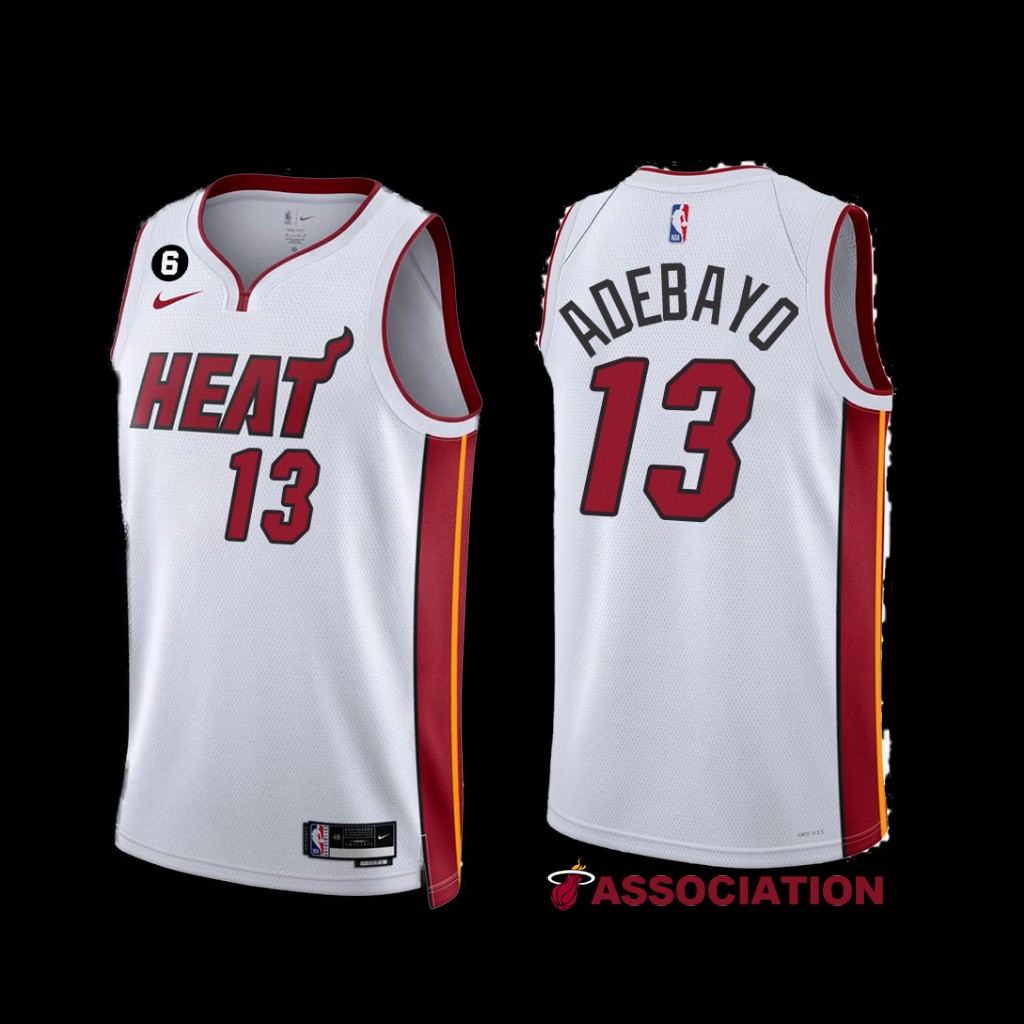 Miami Heat Bam Adebayo 2022-23 Association Edition Jersey White Miami Heat Bam Adebayo 2022-23 Association Edition Jersey White