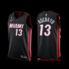 Miami Heat Bam Adebayo 2021 City Blue Pink Jersey