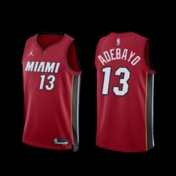 Miami Heat Bam Adebayo 2022-23 Red Statement Edition Jersey