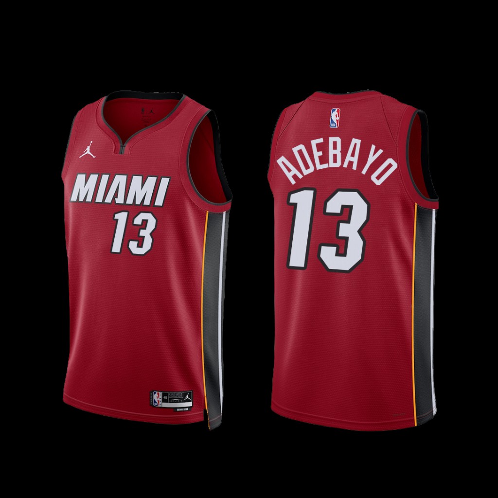 Miami Heat Bam Adebayo 2022-23 Red Statement Edition Jersey Miami Heat Bam Adebayo 2022-23 Red Statement Edition Jersey