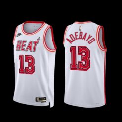 Miami Heat Bam Adebayo 2022-23 White Classic Edition Jersey