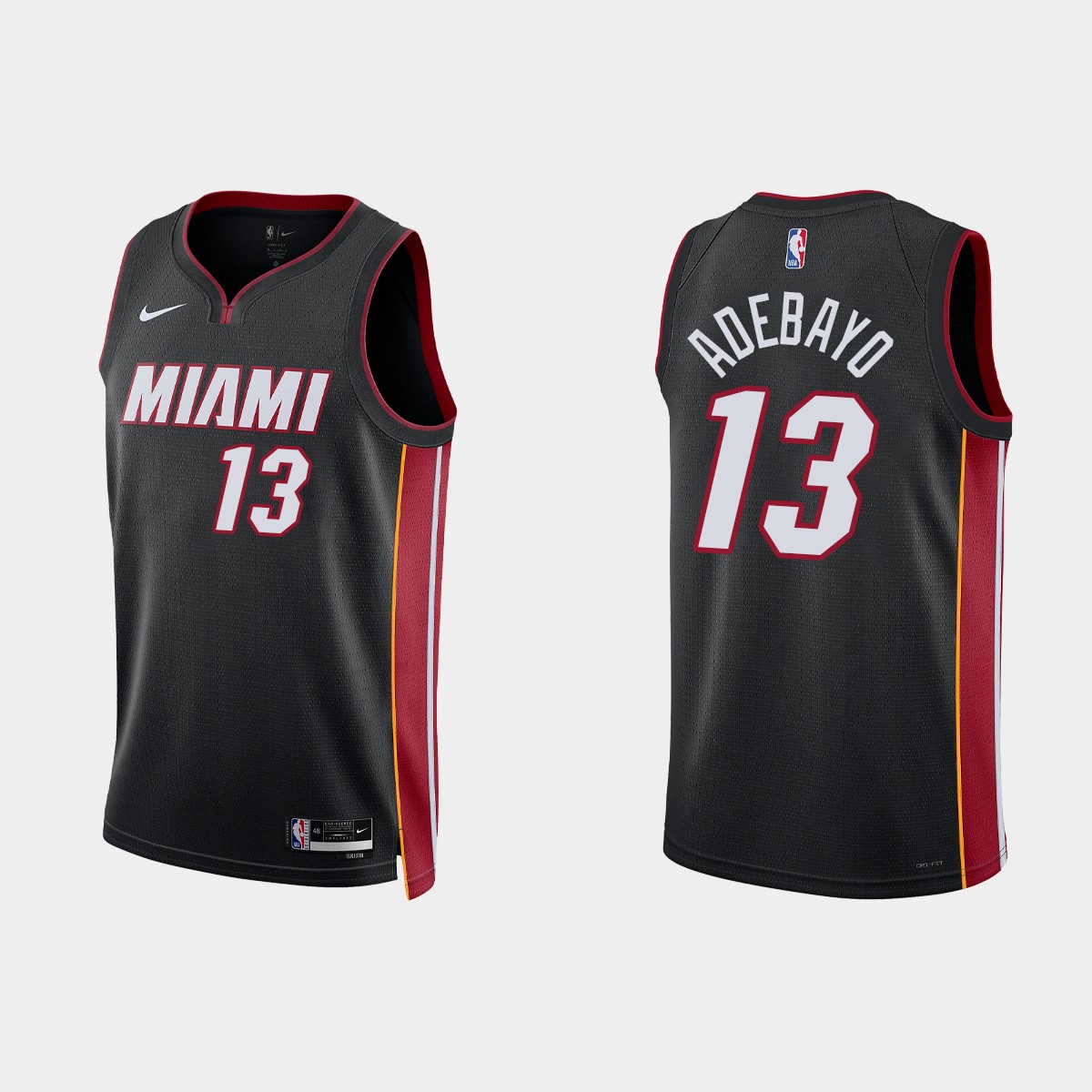 Miami Heat Bam Adebayo Black Icon Jersey Miami Heat Bam Adebayo Black Icon Jersey