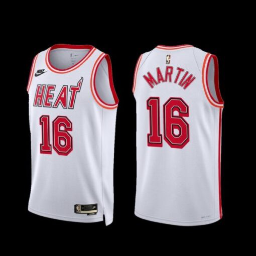 Miami Heat Caleb Martin 2022-23 White Classic Edition Jersey