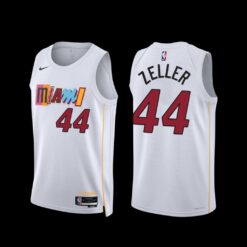 Miami Heat Cody Zeller 2022-23 White City Edition Jersey