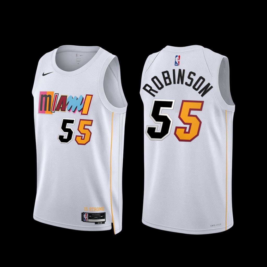 Miami Heat Duncan Robinson 2022-23 White City Edition Jersey Miami Heat Duncan Robinson 2022-23 White City Edition Jersey