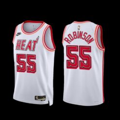 Miami Heat Duncan Robinson 2022-23 White Classic Edition Jersey