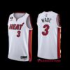 Miami Heat Dwyane Wade 2021 City Pink Blue Jersey
