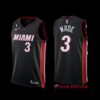 Miami Heat Dwyane Wade 2022-23 White City Edition Jersey