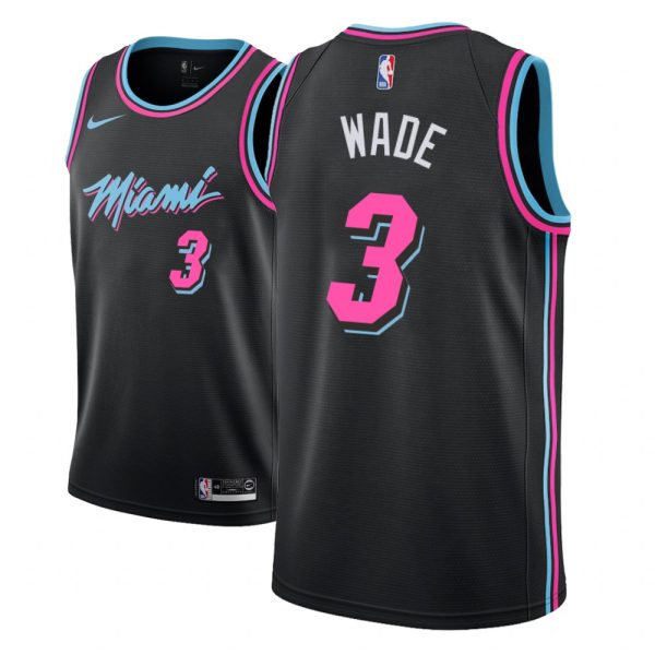 Miami Heat Dwyane Wade Black City Jersey Miami Heat Dwyane Wade Black City Jersey