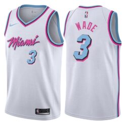 Miami Heat Dwyane Wade White City Jersey