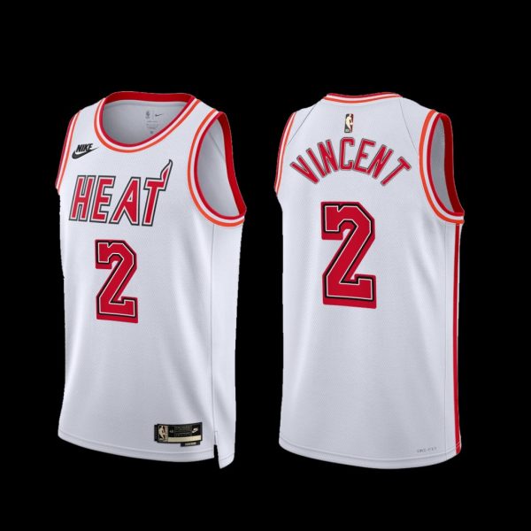 Miami Heat Gabe Vincent 2022-23 White Classic Edition Jersey Miami Heat Gabe Vincent 2022-23 White Classic Edition Jersey