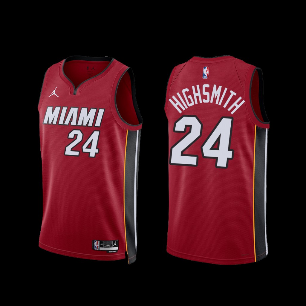 Miami Heat Haywood Highsmith 2022-23 Red Statement Edition Jersey Miami Heat Haywood Highsmith 2022-23 Red Statement Edition Jersey