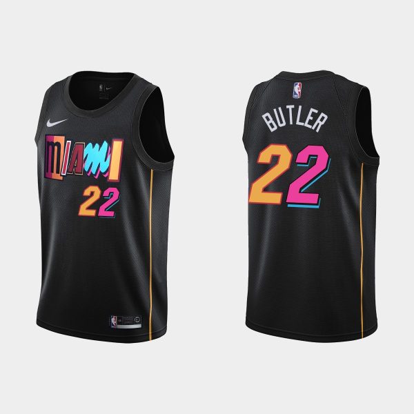 Miami Heat Jimmy Butler 2022 City Black Jersey Miami Heat Jimmy Butler 2022 City Black Jersey