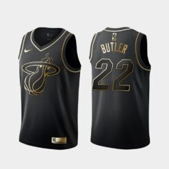 Miami Heat Jimmy Butler Black Golden Jersey