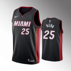 Miami Heat Kendrick Nunn Black Icon Jersey