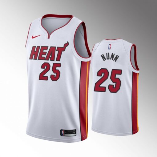 Miami Heat Kendrick Nunn White Association Jersey