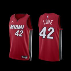 Miami Heat Kevin Love 2022-23 Statement Edition Jersey Red