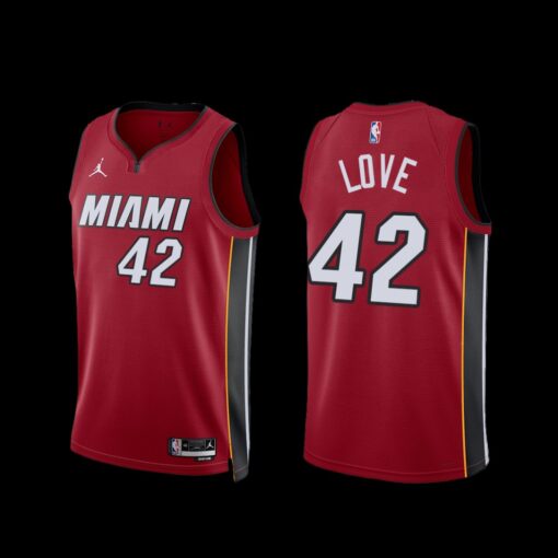 Miami Heat Kevin Love 2022-23 Statement Edition Jersey Red