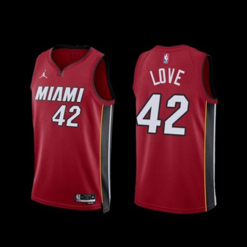 Miami Heat Kevin Love 2022-23 Statement Edition Jersey Red