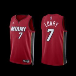 Miami Heat Kyle Lowry 2022-23 Red Statement Edition Jersey