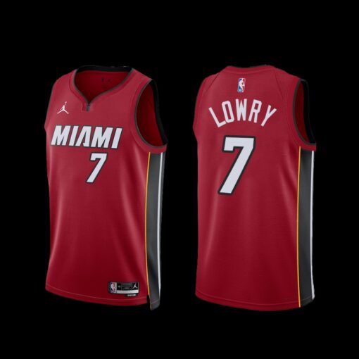 Miami Heat Kyle Lowry 2022-23 Red Statement Edition Jersey