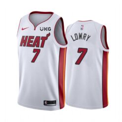 Miami Heat Kyle Lowry White Association Jersey